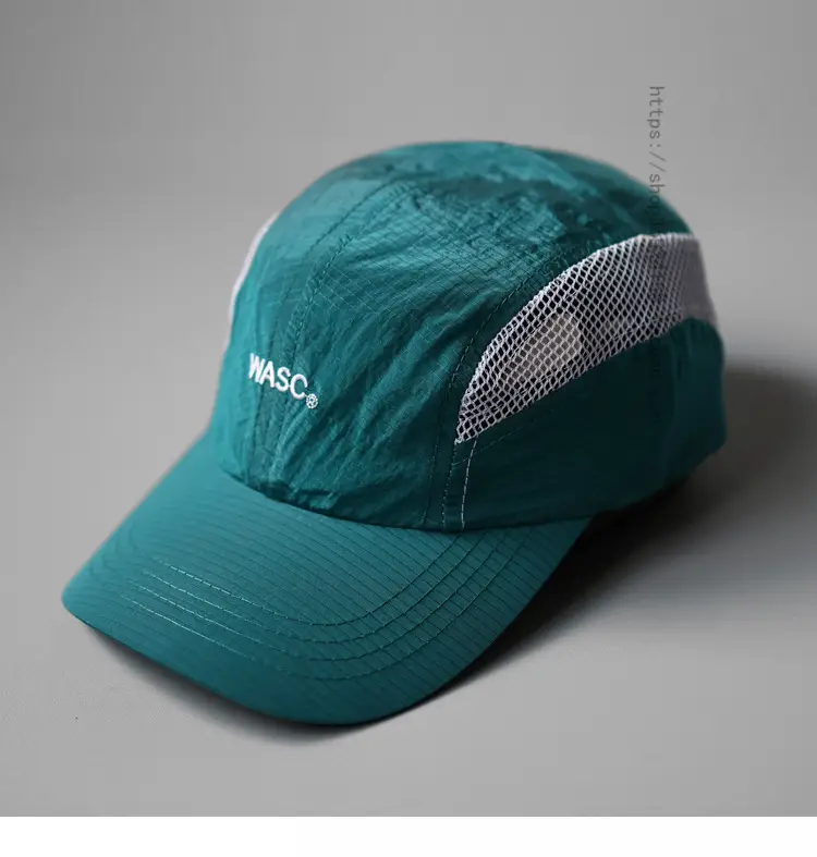 Women's Orange Mesh Sun Hat for Summer Camping — feature 1