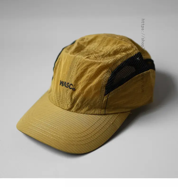 Women's Orange Mesh Sun Hat for Summer Camping — feature 10