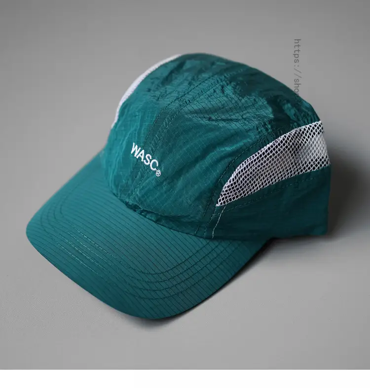 Women's Orange Mesh Sun Hat for Summer Camping — feature 3