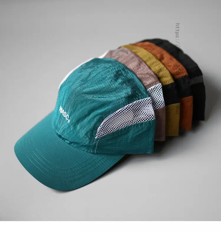 Women's Orange Mesh Sun Hat for Summer Camping — feature 8