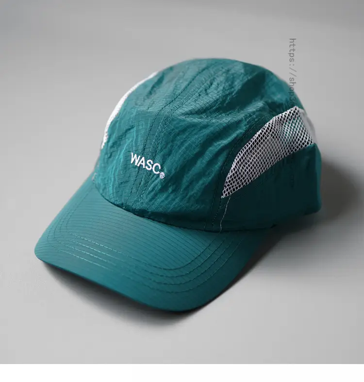 Women's Orange Mesh Sun Hat for Summer Camping — feature 9