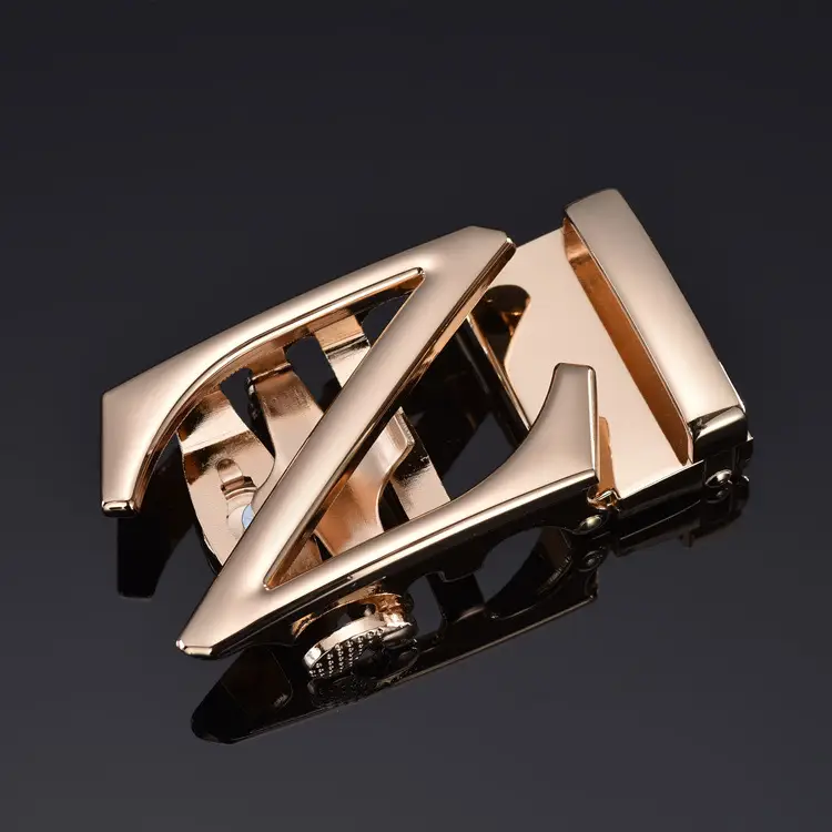 Men's Leather Belt 3.5" Automatic Buckle Black - Image 11