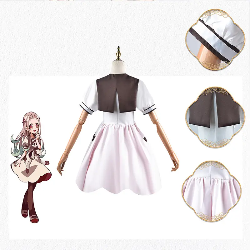 Eight Xun Ning Ning Lolita Cosplay Dress White Black - Image 4