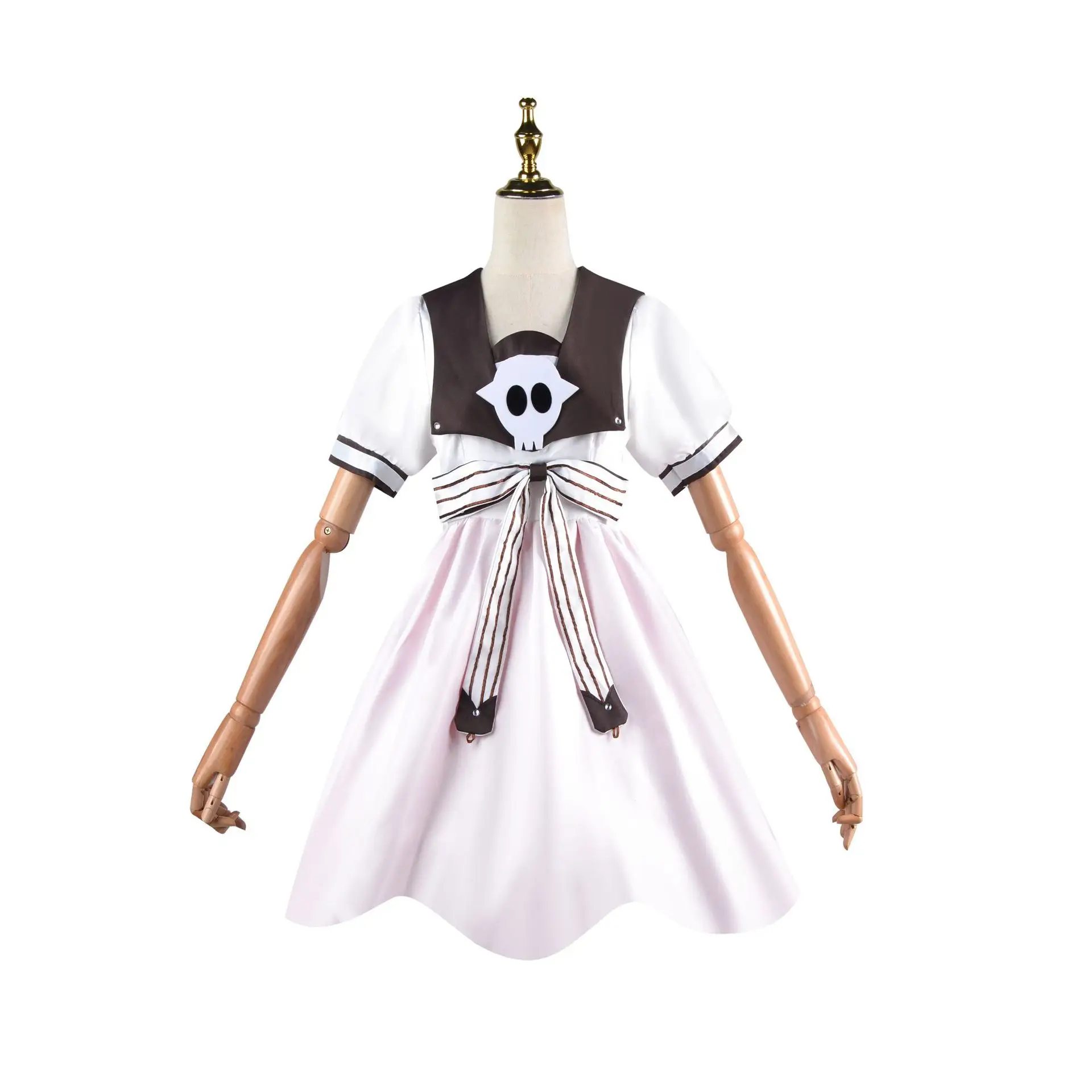 Eight Xun Ning Ning Lolita Cosplay Dress White Black - Image 6