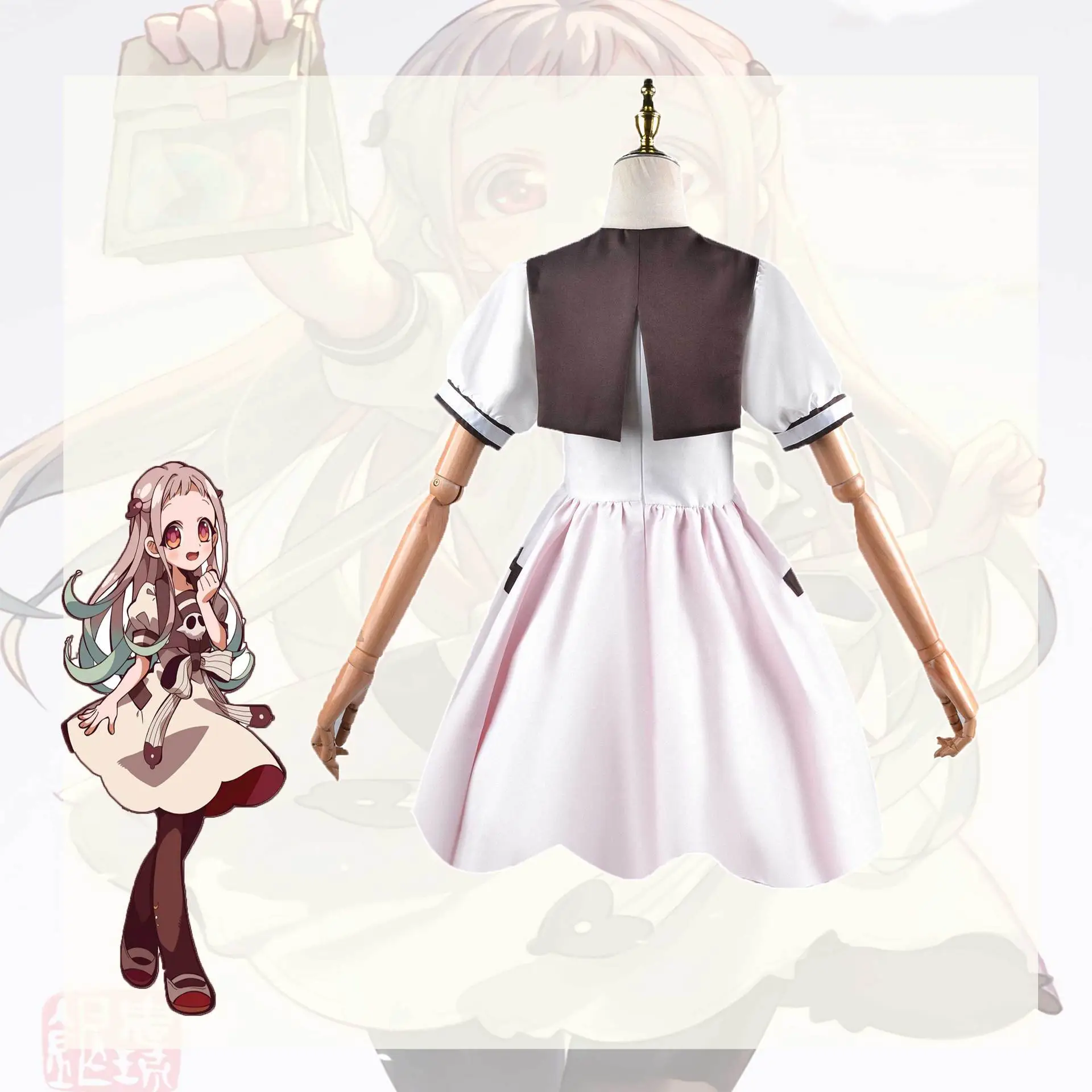 Eight Xun Ning Ning Lolita Cosplay Dress White Black — feature 4