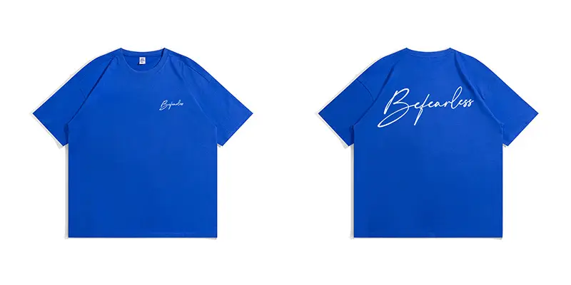 American high street men T-shirt Back Print Loose Fit Cotton — feature 15