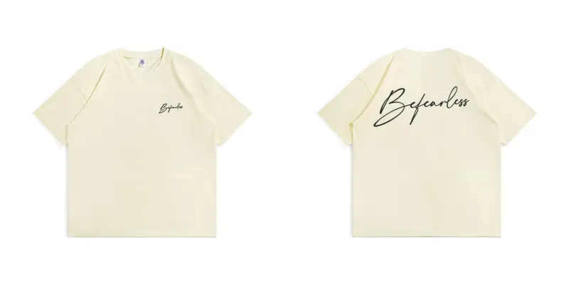 American high street men T-shirt Back Print Loose Fit Cotton — feature 17
