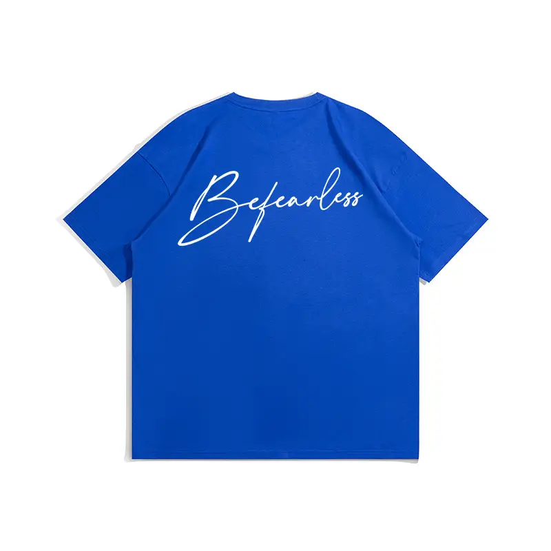 American high street men T-shirt Back Print Loose Fit Cotton - Image 5