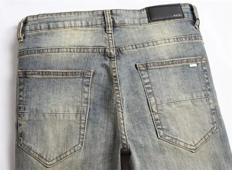 Japanese Artistic Loose Straight Jeans for Men Spring — feature 3