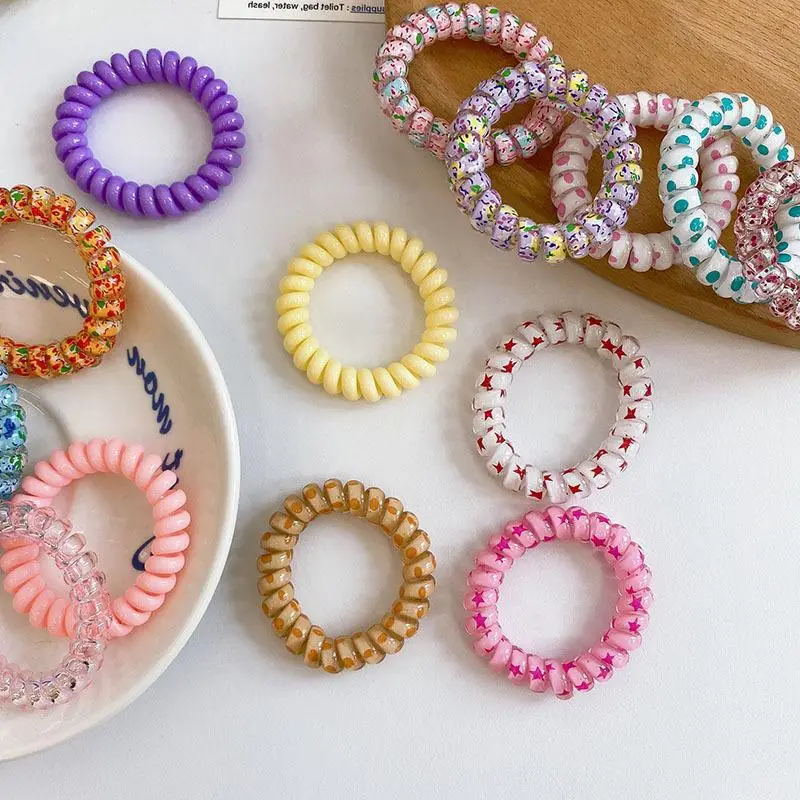 Summer Green Ball Hair Rope for Girls High Elastic - Image 8