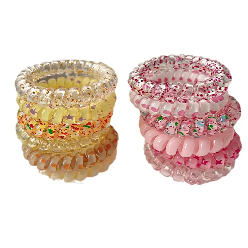 Summer Green Ball Hair Rope for Girls High Elastic - Image 10