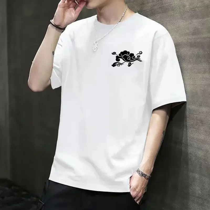 Men White Balck Devil Slim Fit T-Shirt - Image 11