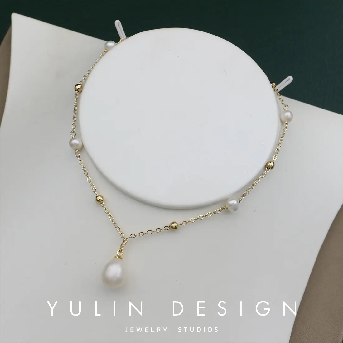 Natural Freshwater Pearl Gypsophila Necklace for Women - Image 3