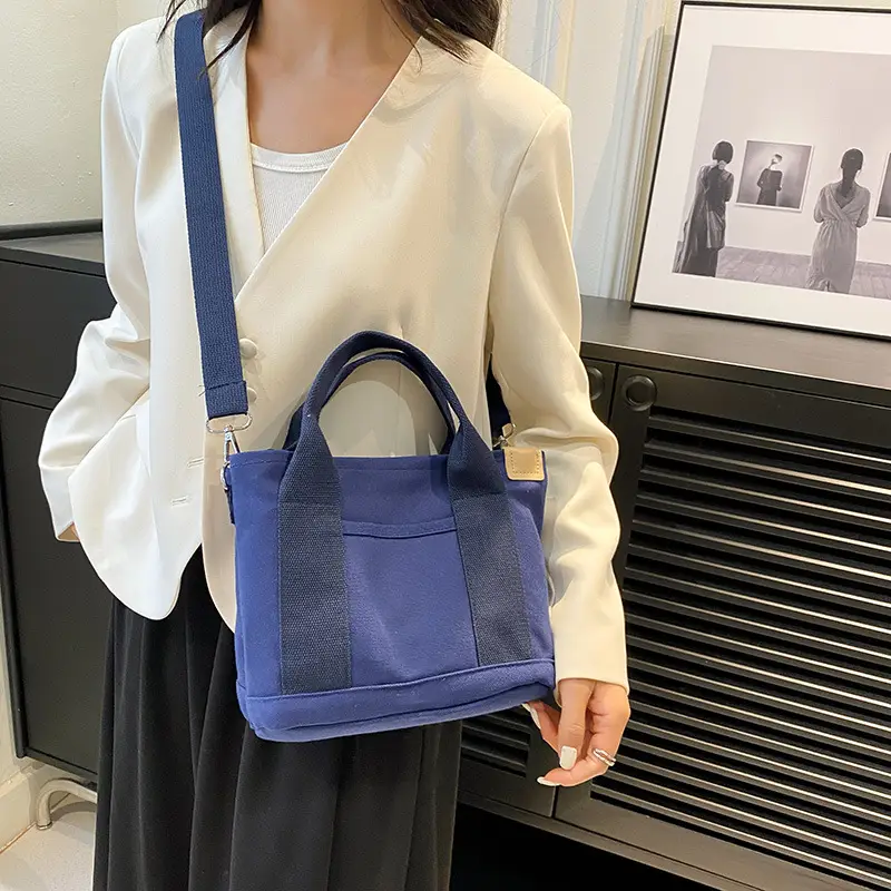Pink Canvas Shoulder Bag for Women 2025 Casual Travel - Image 11