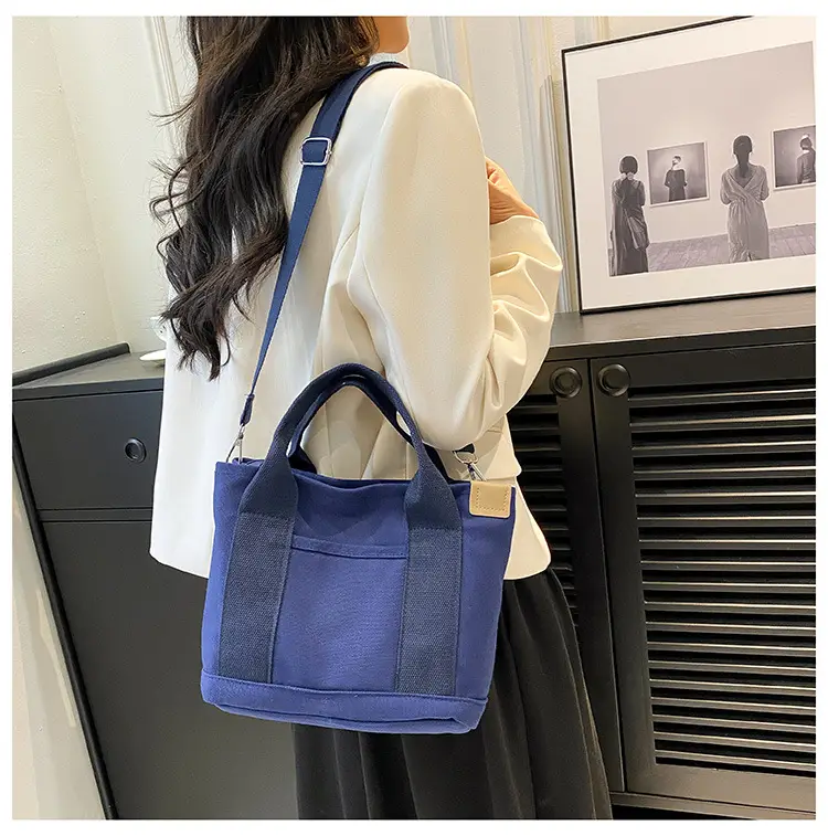 Pink Canvas Shoulder Bag for Women 2025 Casual Travel — feature 11