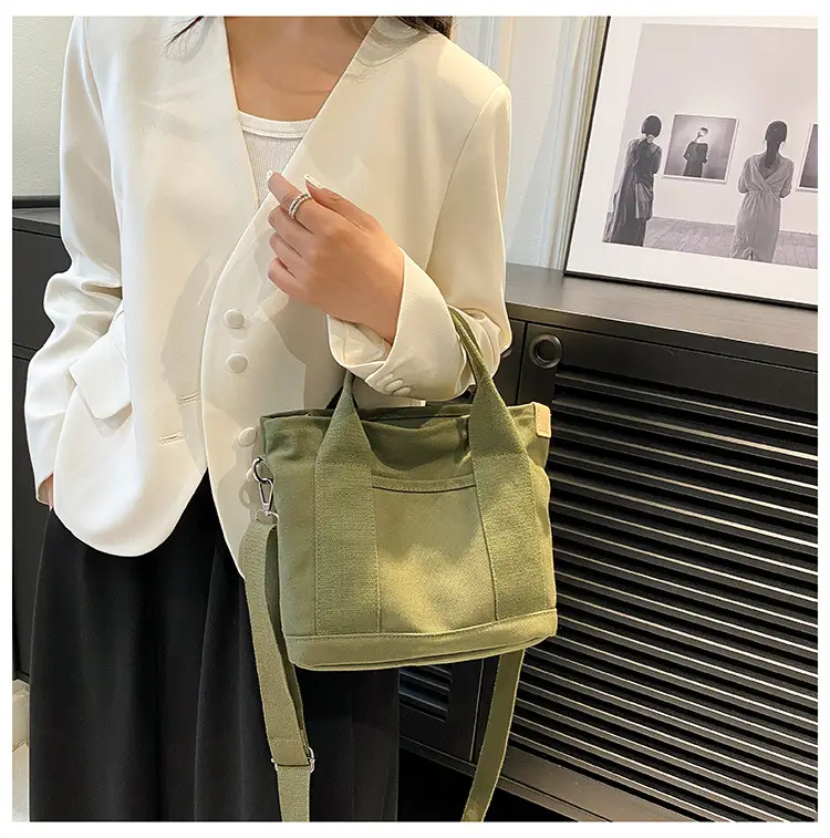 Pink Canvas Shoulder Bag for Women 2025 Casual Travel — feature 12