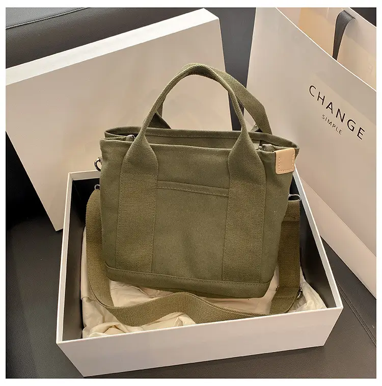 Pink Canvas Shoulder Bag for Women 2025 Casual Travel — feature 20