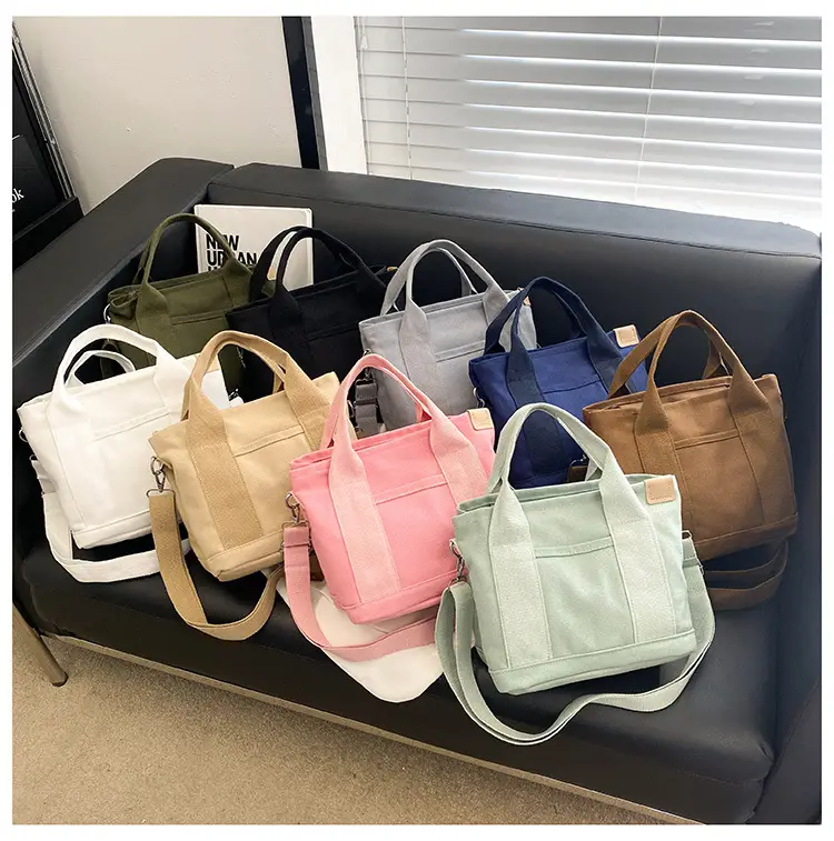 Pink Canvas Shoulder Bag for Women 2025 Casual Travel — feature 27
