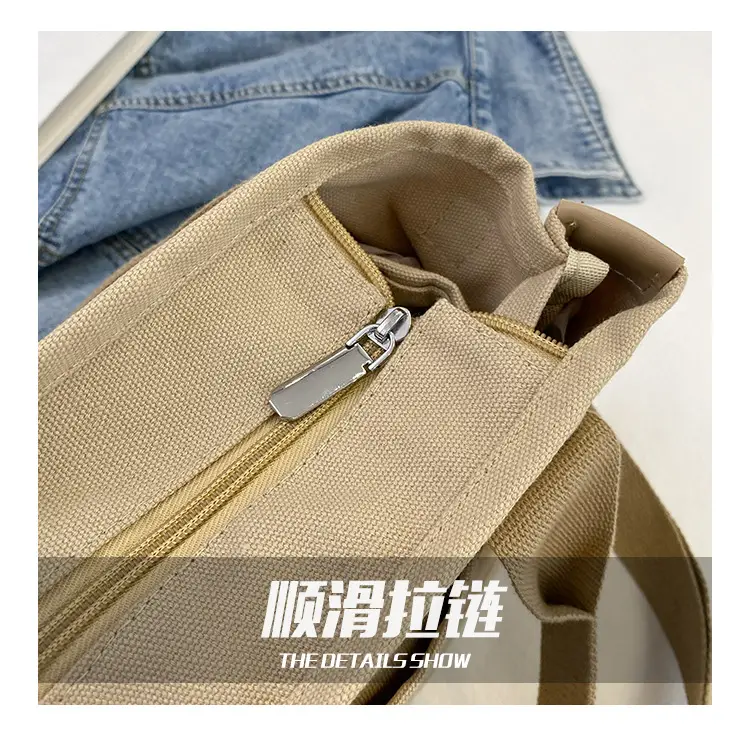 Pink Canvas Shoulder Bag for Women 2025 Casual Travel — feature 6