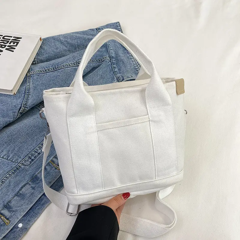 Pink Canvas Shoulder Bag for Women 2025 Casual Travel - Image 2