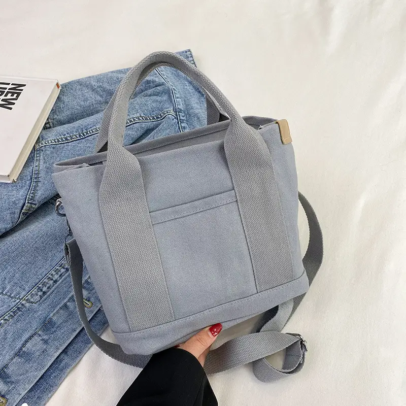 Pink Canvas Shoulder Bag for Women 2025 Casual Travel - Image 6