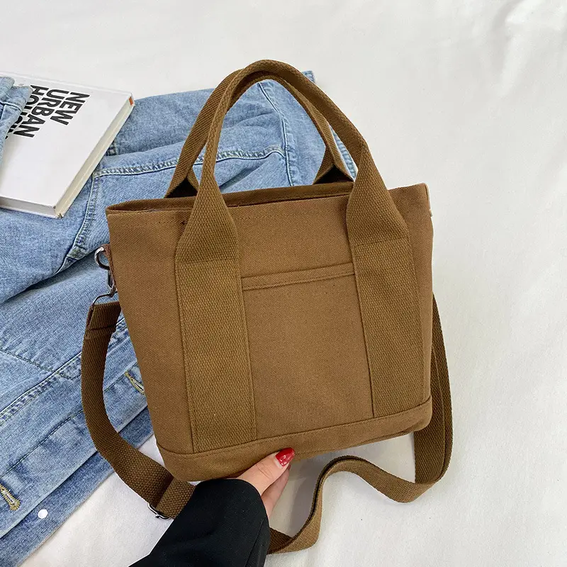 Pink Canvas Shoulder Bag for Women 2025 Casual Travel - Image 7