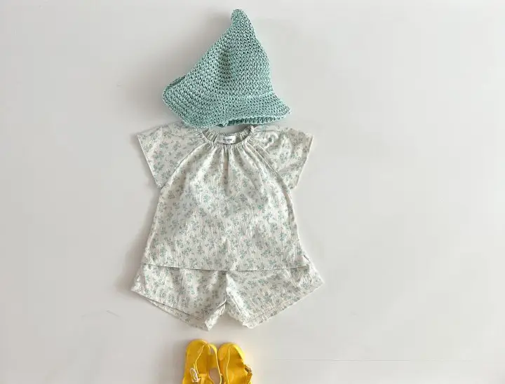 Korean Style Baby Floral Colorful Polka Dot Suit — feature 6
