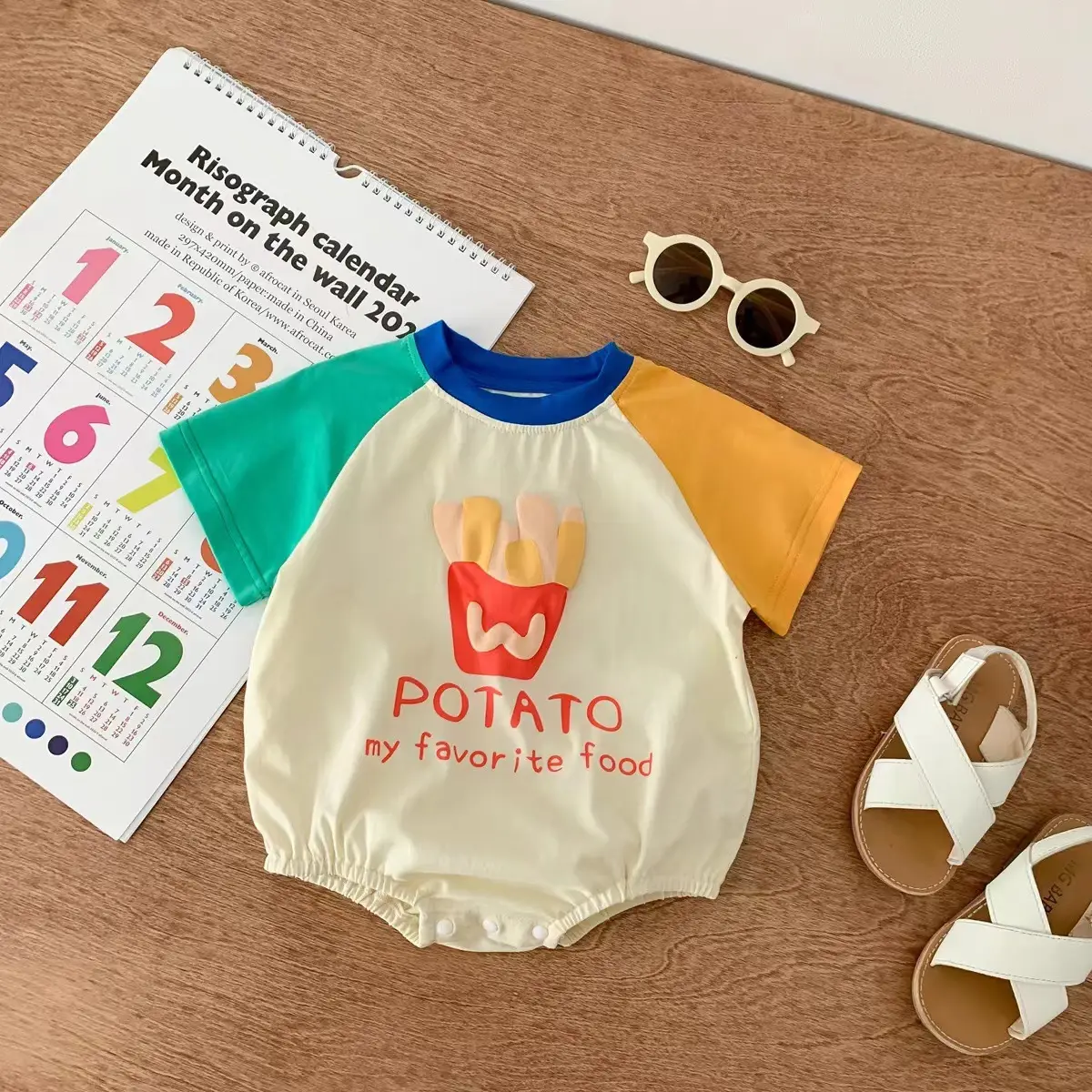 Newborn Potato Fart Short Sleeve Bag Fart Clothes - Image 4