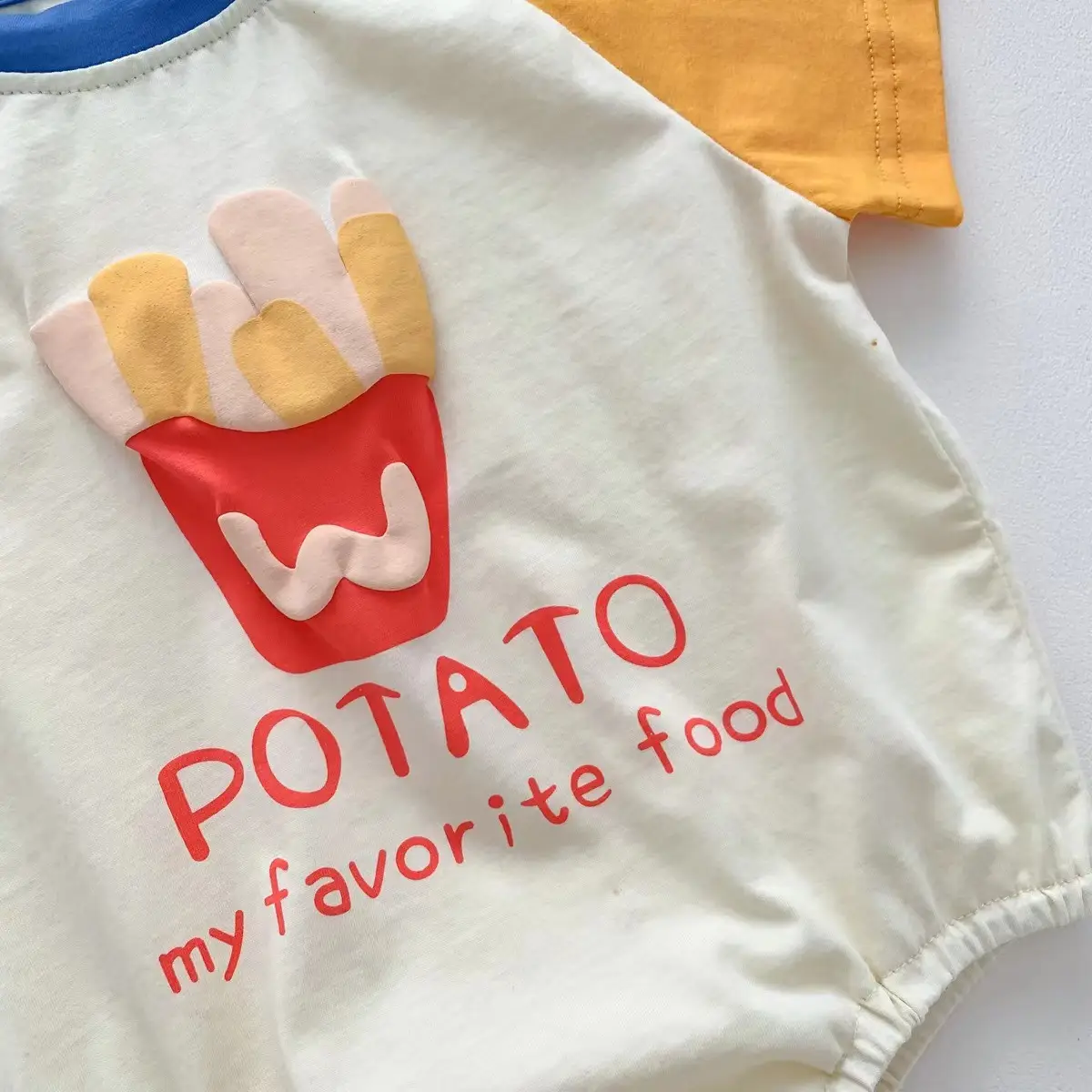 Newborn Potato Fart Short Sleeve Bag Fart Clothes — feature 6