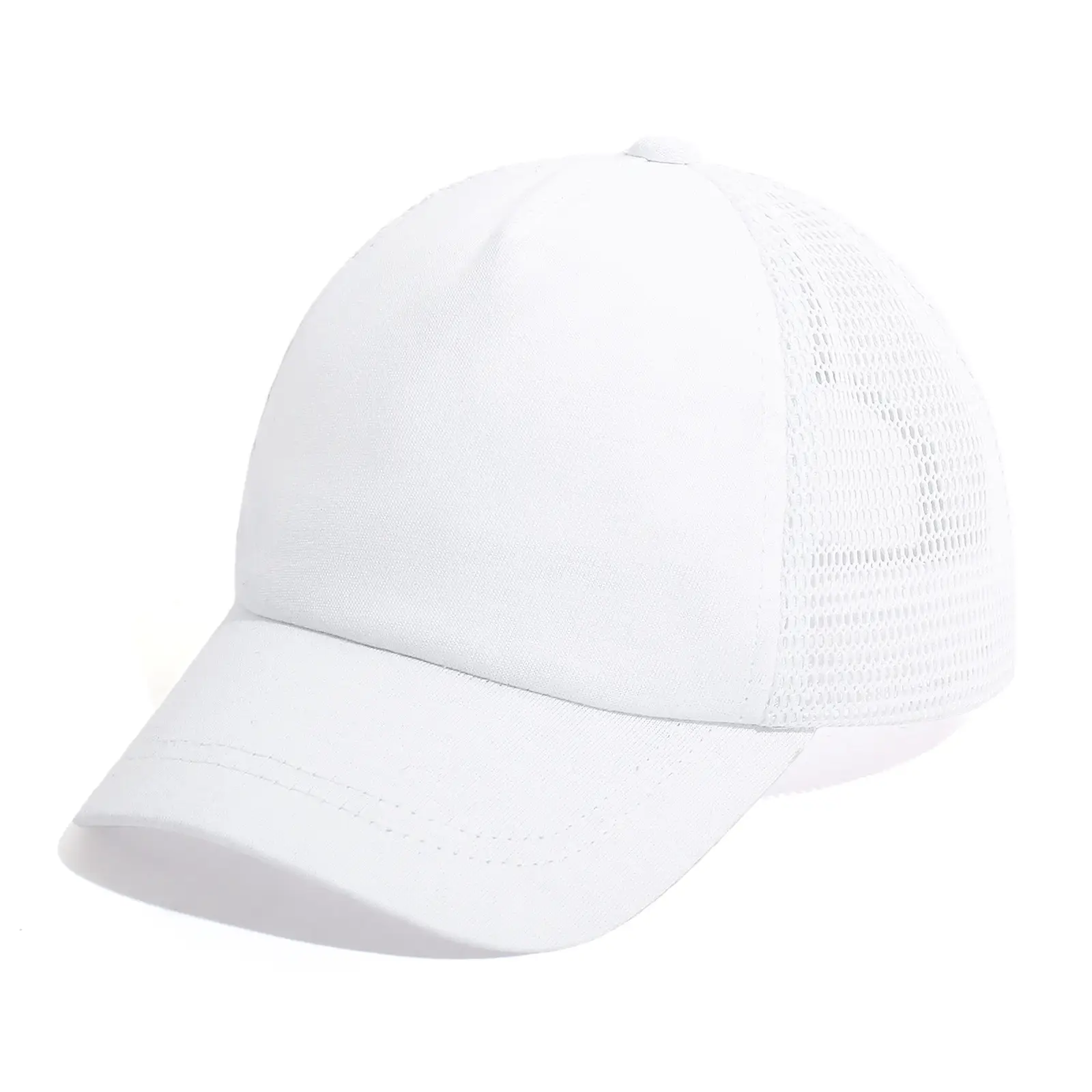 Children's Blue & White Mesh Baseball Caps Summer