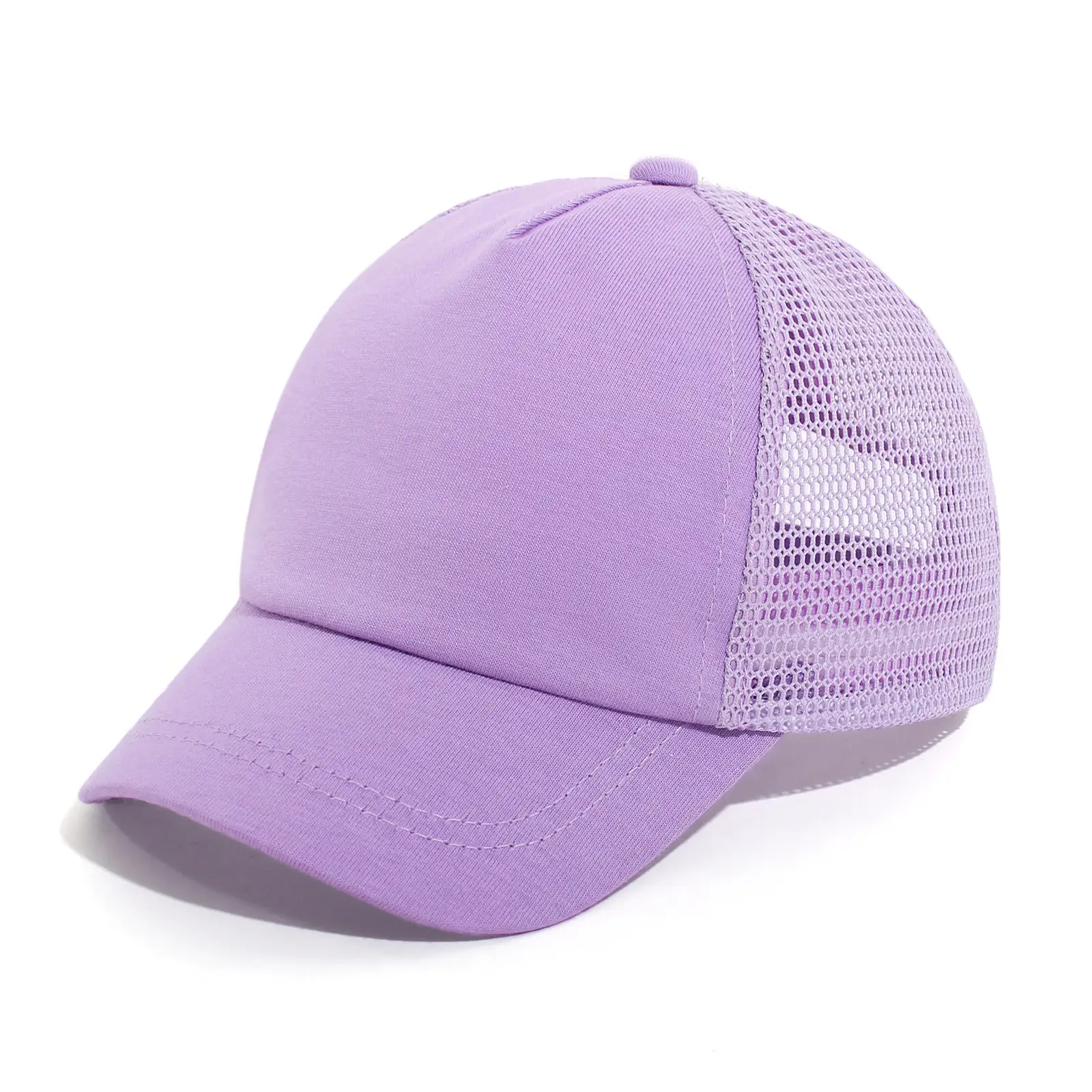 Children's Blue & White Mesh Baseball Caps Summer