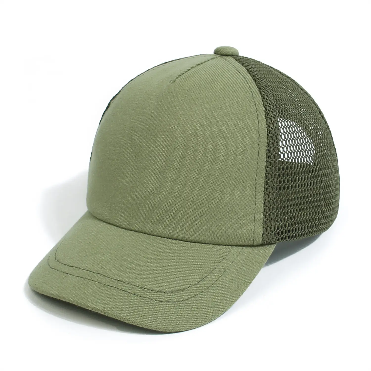 Children's Blue & White Mesh Baseball Caps Summer
