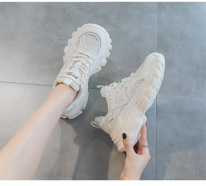 2023 Women's Thick-Soled Grey Casual Shoes — feature 11