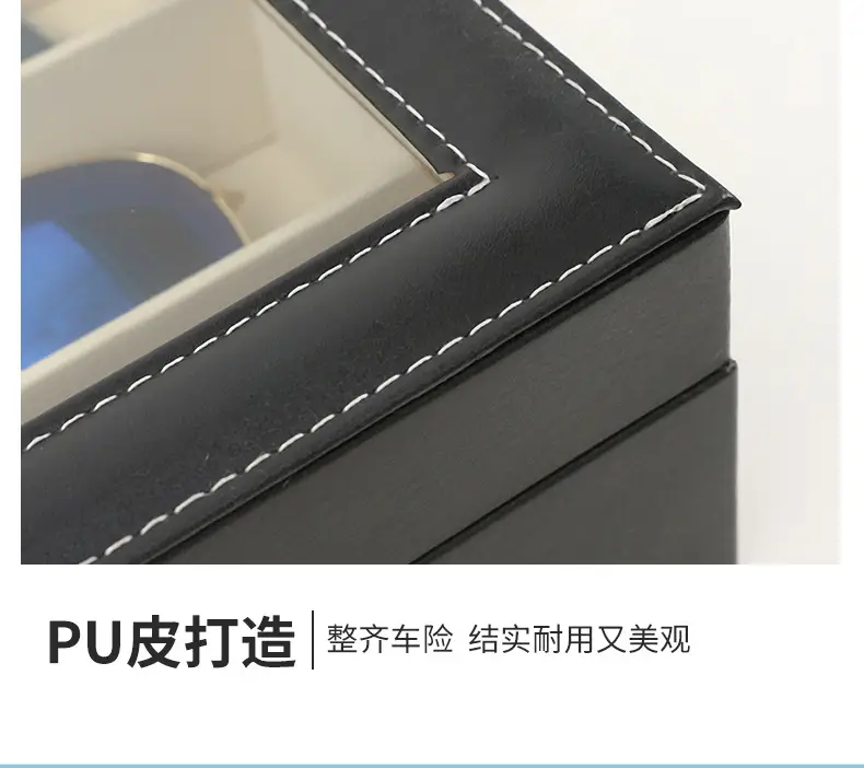 8-Slot Black Walnut Eyeglass Storage Box β feature 8