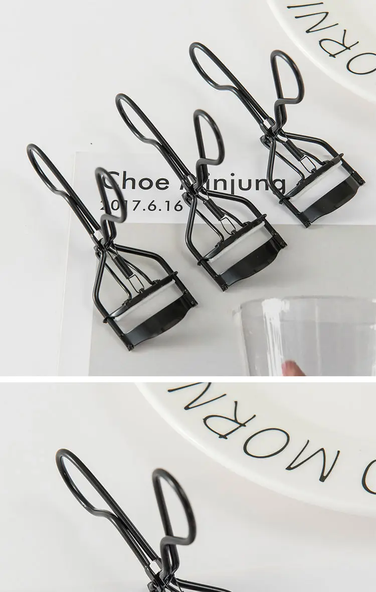 Black Ultra Wide Angle Eyelash Curler with Stainless Steel Body — feature 10