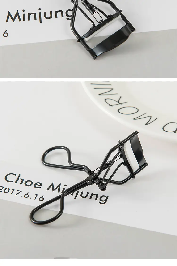 Black Ultra Wide Angle Eyelash Curler with Stainless Steel Body — feature 11