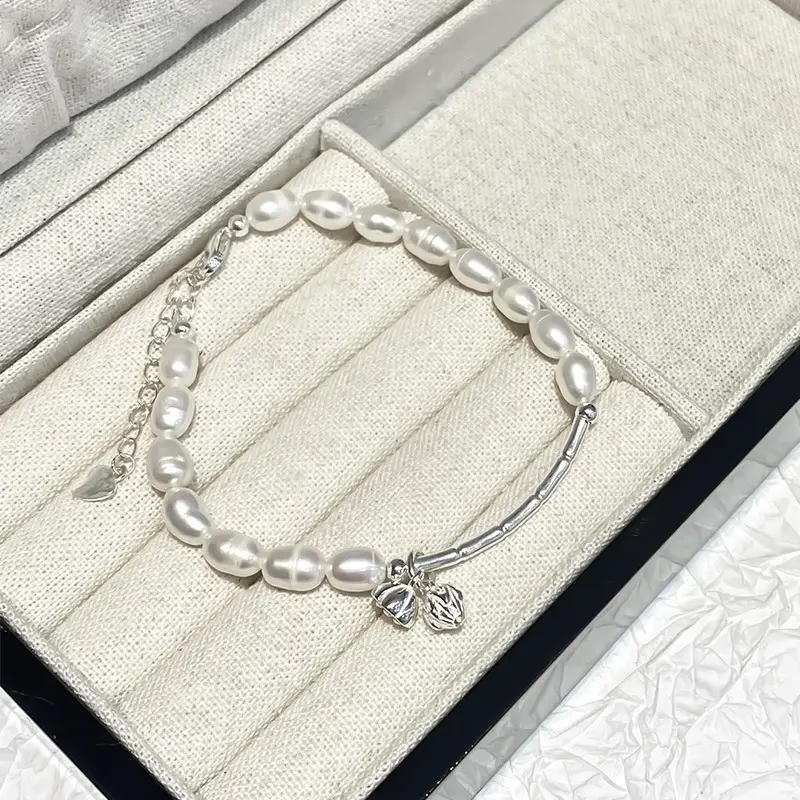Elegant Pearl Bracelet for Women Wholesale Sterling Silver