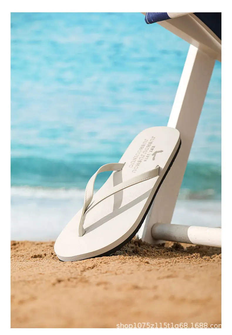 2024 New Summer Men's Flip-Flops, Wear-Resistant, Non-Slip, Casual Beach Slippers for Outer Wear, Can Be Customized for Live Streaming — feature 18