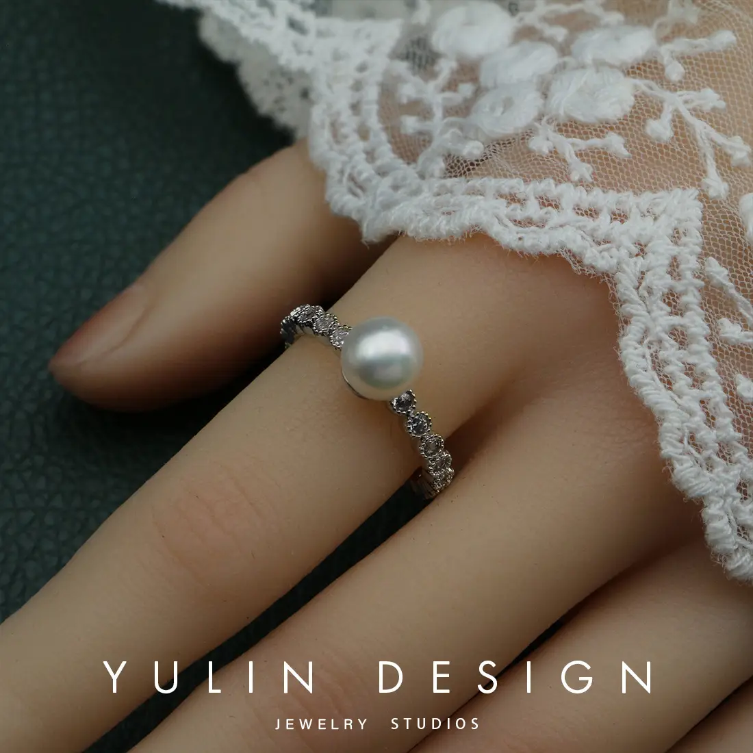 Retro Pearl Ring with Palace Style Winding Gold - Image 22