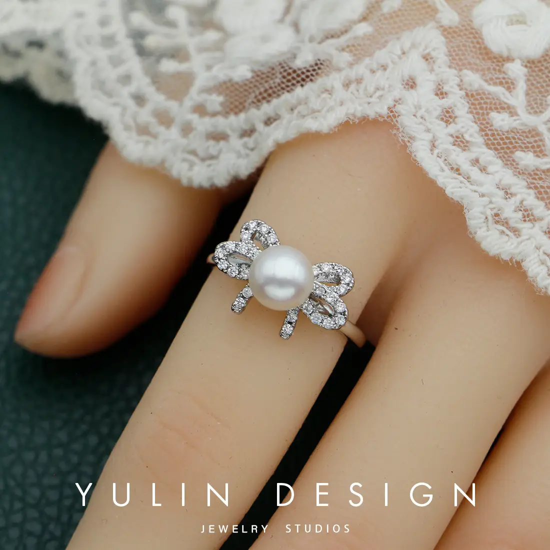 Retro Pearl Ring with Palace Style Winding Gold - Image 33