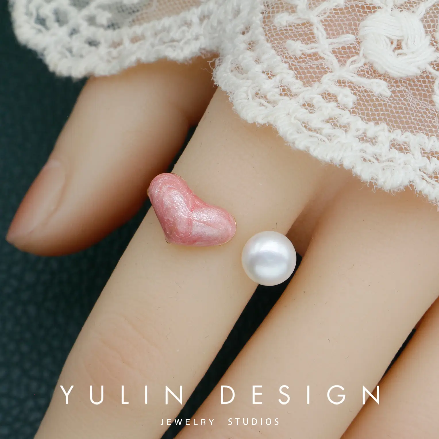 Retro Pearl Ring with Palace Style Winding Gold - Image 35