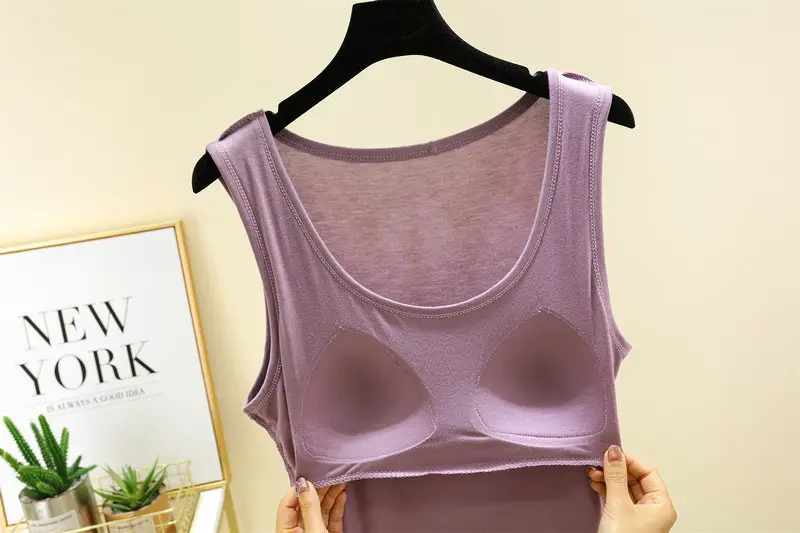 Women's Light Pink Modal Bra with Chest Pad — feature 8