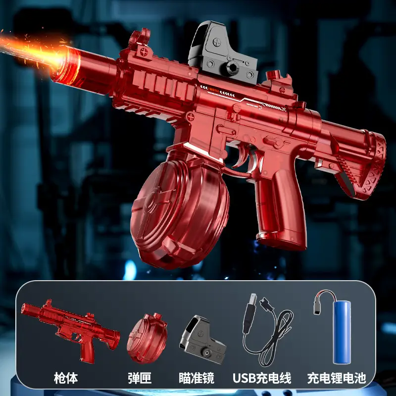 Cross-border electric Glock water gun children's toys large capacity burst water gun beach summer Amazon wholesale