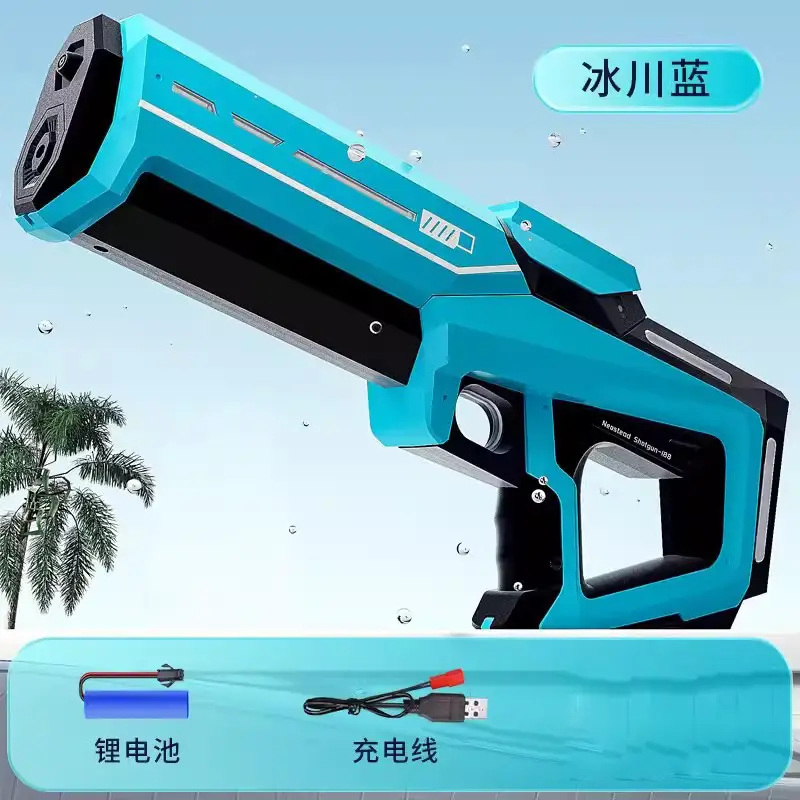 Cross-border electric Glock water gun children's toys large capacity burst water gun beach summer Amazon wholesale