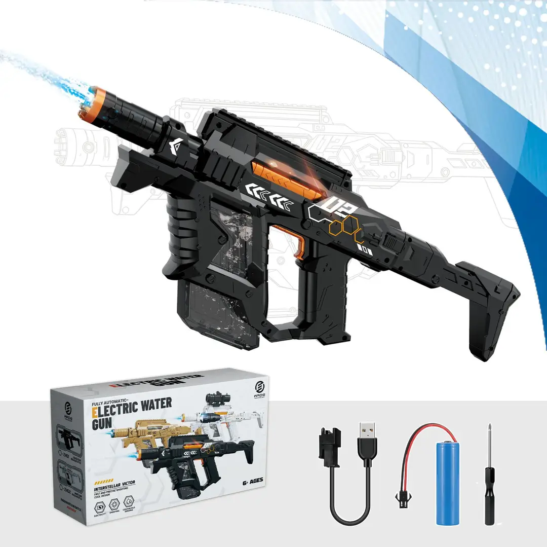 Cross-border electric Glock water gun children's toys large capacity burst water gun beach summer Amazon wholesale