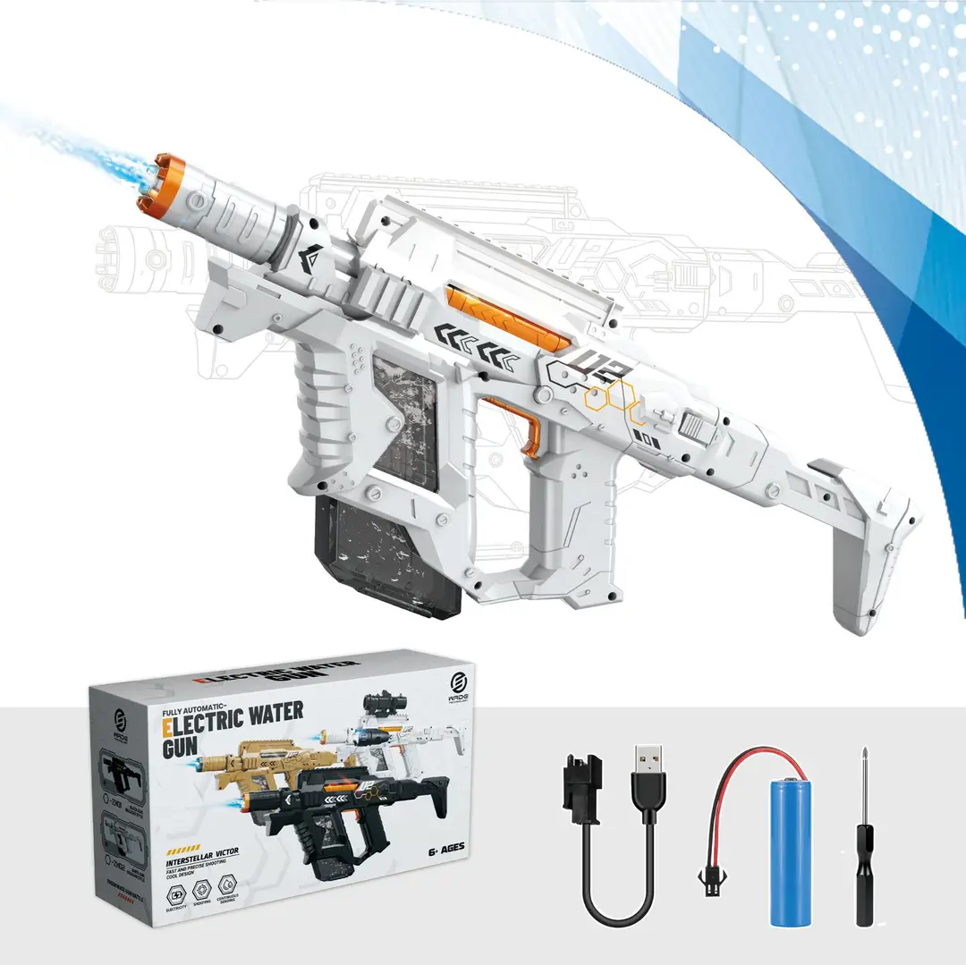Cross-border electric Glock water gun children's toys large capacity burst water gun beach summer Amazon wholesale