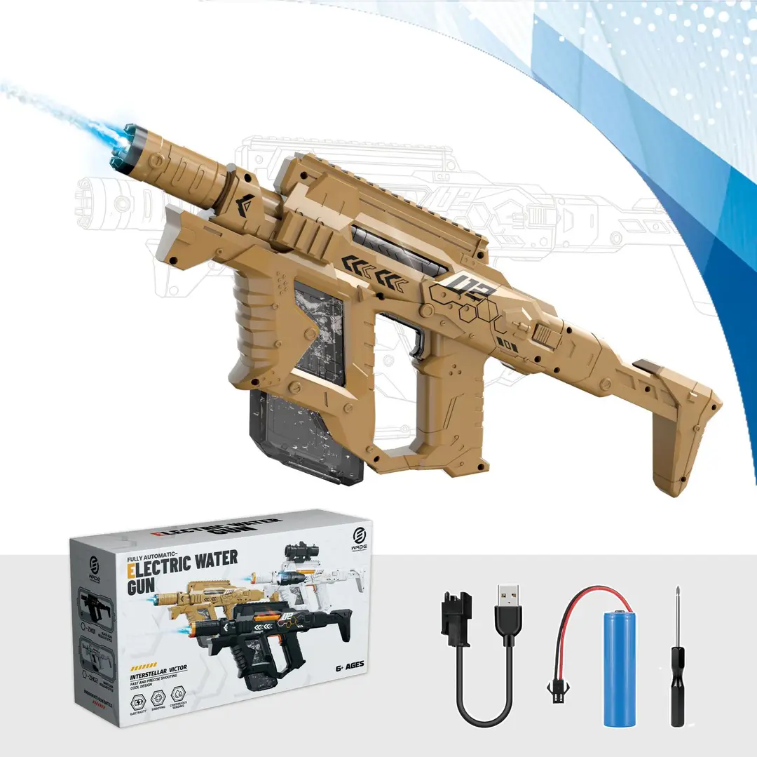 Cross-border electric Glock water gun children's toys large capacity burst water gun beach summer Amazon wholesale