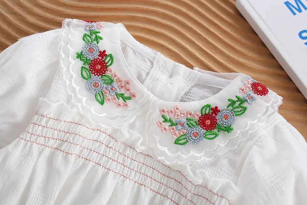 Baby Wrap Fart Summer Short Sleeve White Triangle Shirt — feature 3