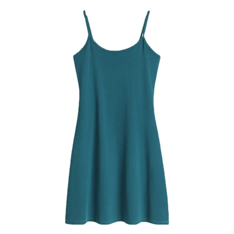 White Slim Fit Sling Dress for Women - Image 26