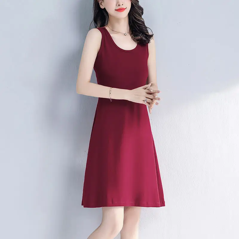 White Slim Fit Sling Dress for Women - Image 15